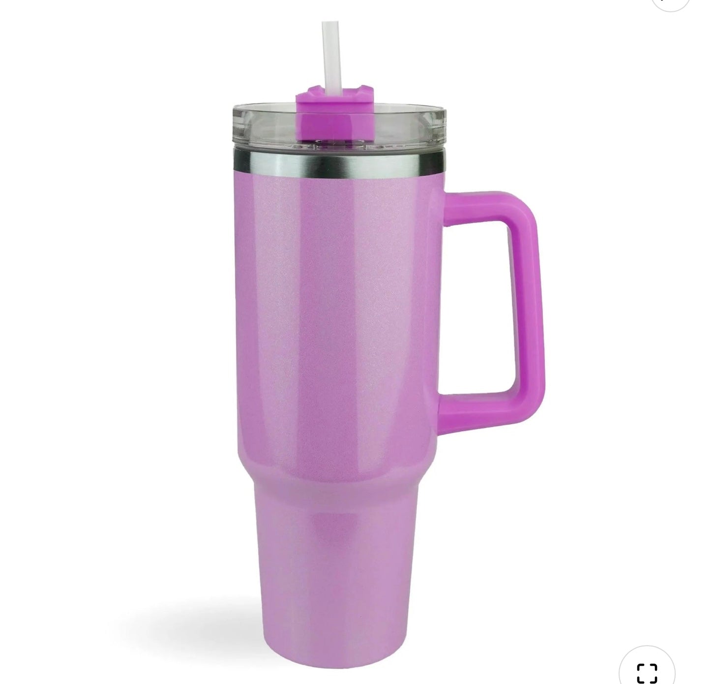 40 oz purple shimmer tumbler